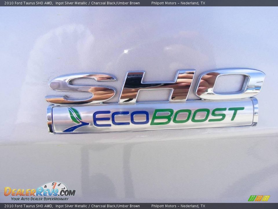 2010 Ford Taurus SHO AWD Ingot Silver Metallic / Charcoal Black/Umber Brown Photo #22