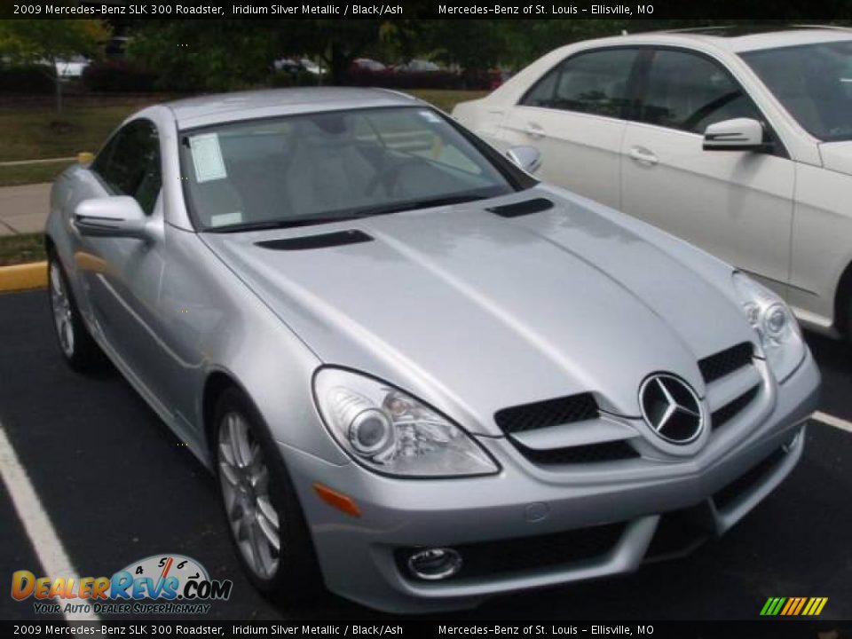 2009 Mercedes-Benz SLK 300 Roadster Iridium Silver Metallic / Black/Ash Photo #3