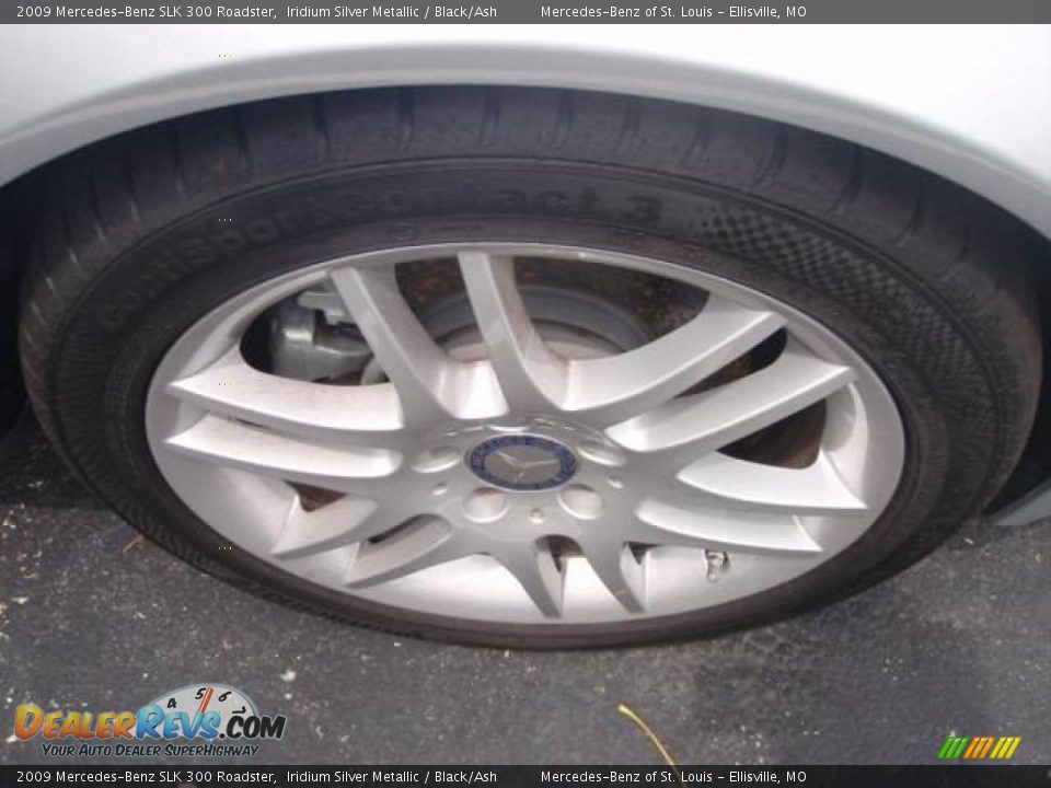 2009 Mercedes-Benz SLK 300 Roadster Iridium Silver Metallic / Black/Ash Photo #4