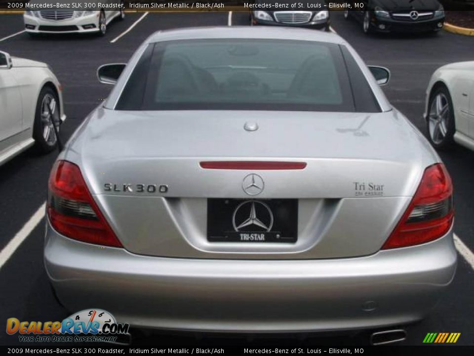 2009 Mercedes-Benz SLK 300 Roadster Iridium Silver Metallic / Black/Ash Photo #6