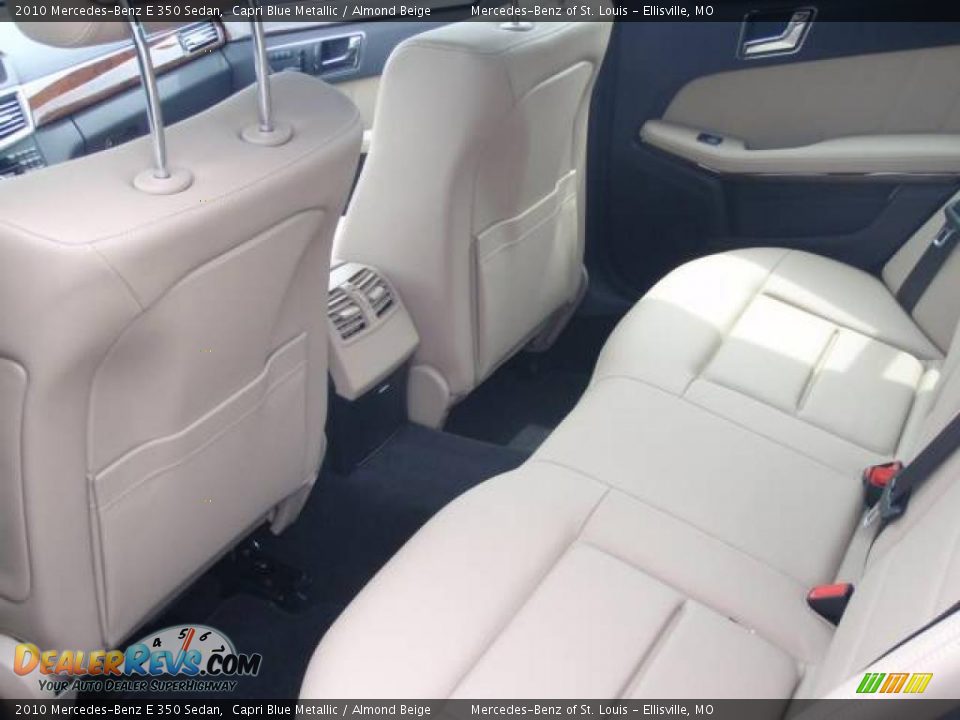 2010 Mercedes-Benz E 350 Sedan Capri Blue Metallic / Almond Beige Photo #7