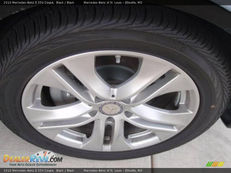 2010 Mercedes-Benz E 350 Coupe Black / Black Photo #4