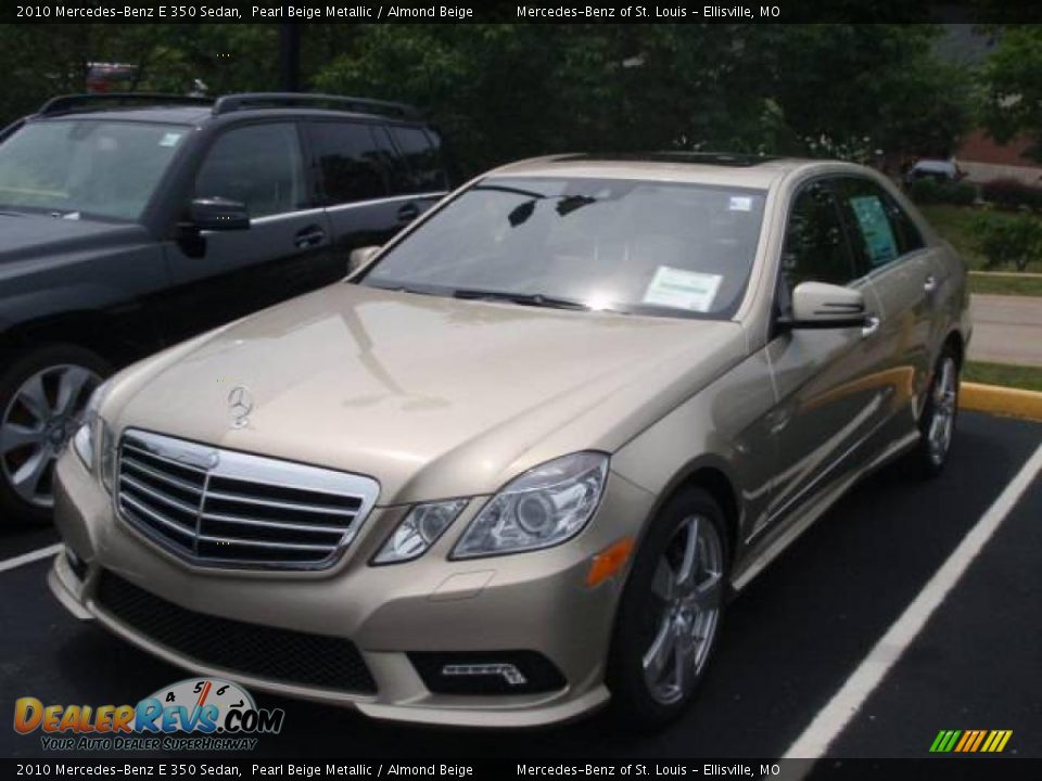 2010 Mercedes-Benz E 350 Sedan Pearl Beige Metallic / Almond Beige Photo #1