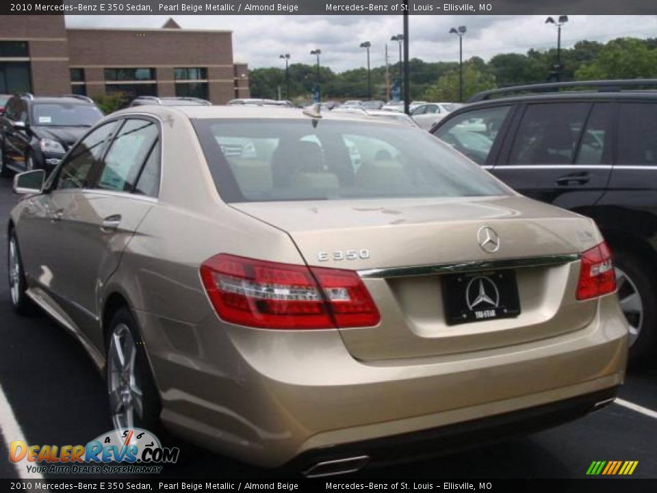 2010 Mercedes-Benz E 350 Sedan Pearl Beige Metallic / Almond Beige Photo #6