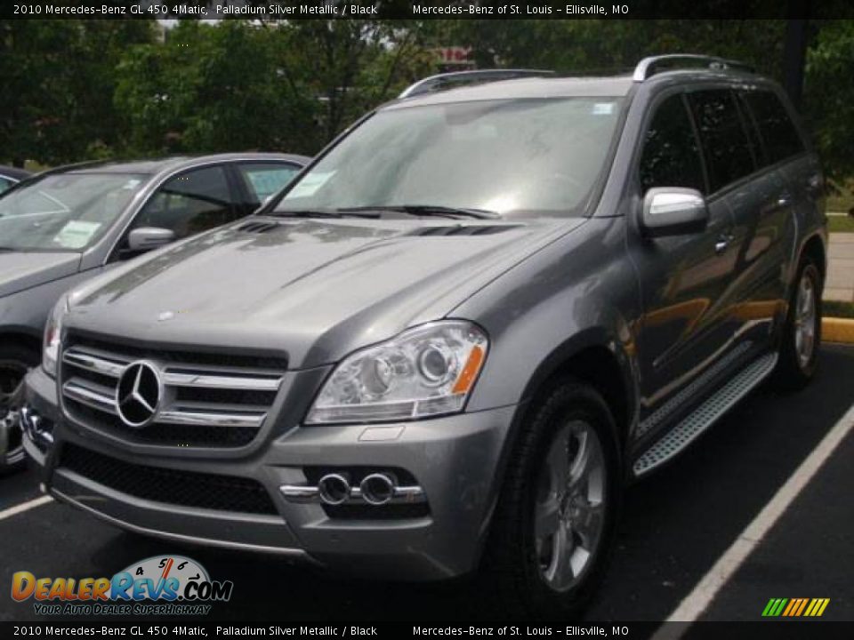 2010 Mercedes-Benz GL 450 4Matic Palladium Silver Metallic / Black Photo #1