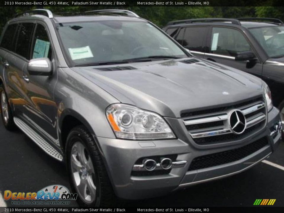 2010 Mercedes-Benz GL 450 4Matic Palladium Silver Metallic / Black Photo #3