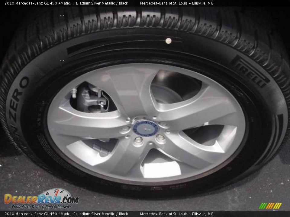 2010 Mercedes-Benz GL 450 4Matic Palladium Silver Metallic / Black Photo #4