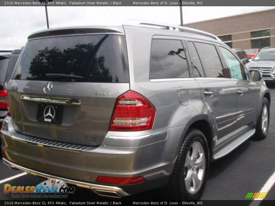 2010 Mercedes-Benz GL 450 4Matic Palladium Silver Metallic / Black Photo #7