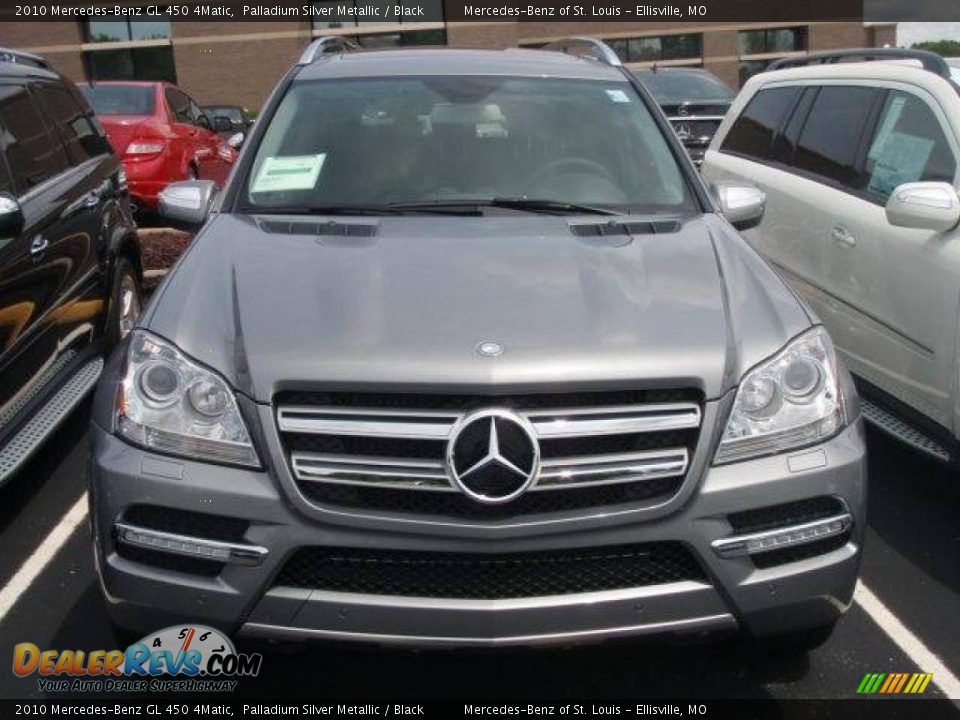 2010 Mercedes-Benz GL 450 4Matic Palladium Silver Metallic / Black Photo #2