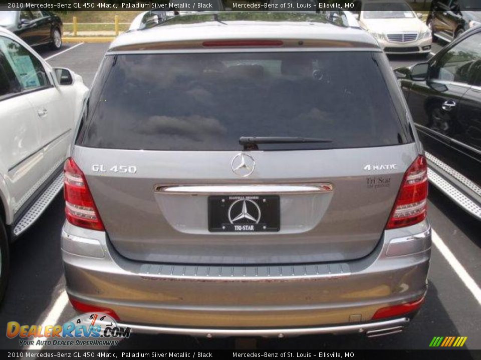 2010 Mercedes-Benz GL 450 4Matic Palladium Silver Metallic / Black Photo #7