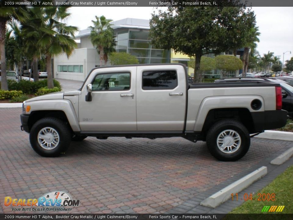 2009 Hummer H3 T Alpha Boulder Gray Metallic / Light Cashmere/Ebony Photo #1