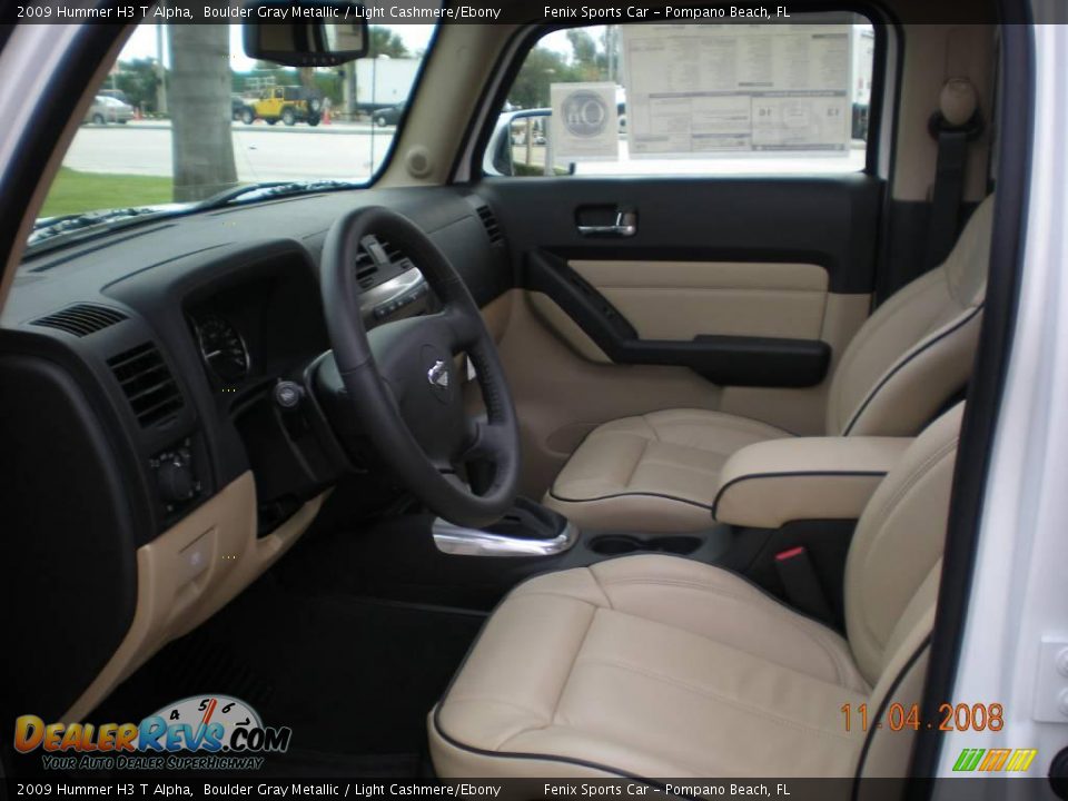 2009 Hummer H3 T Alpha Boulder Gray Metallic / Light Cashmere/Ebony Photo #5
