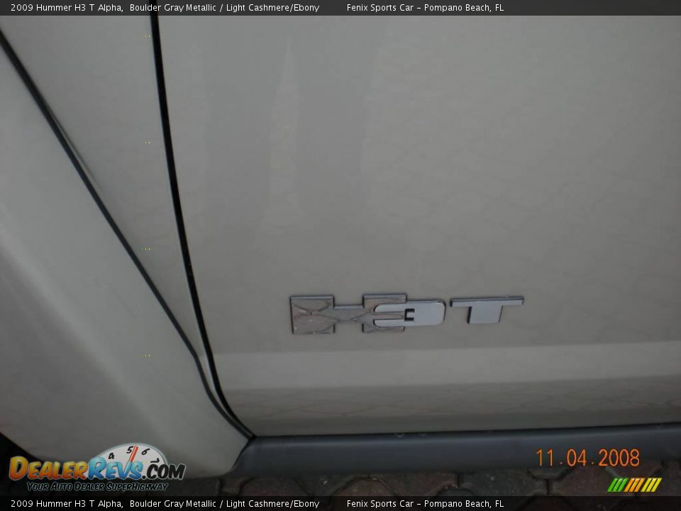 2009 Hummer H3 T Alpha Boulder Gray Metallic / Light Cashmere/Ebony Photo #13