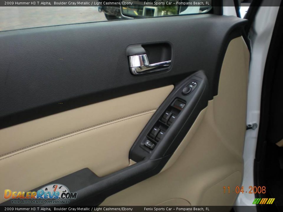 2009 Hummer H3 T Alpha Boulder Gray Metallic / Light Cashmere/Ebony Photo #14