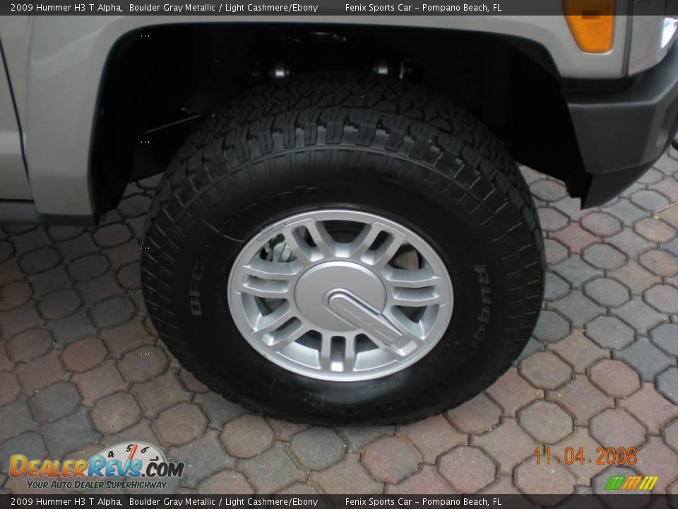 2009 Hummer H3 T Alpha Boulder Gray Metallic / Light Cashmere/Ebony Photo #15