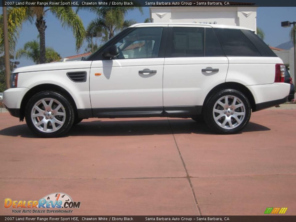 2007 Land Rover Range Rover Sport HSE Chawton White / Ebony Black Photo #1