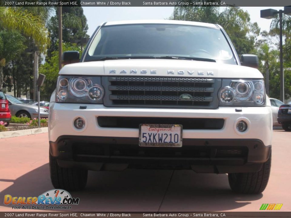 2007 Land Rover Range Rover Sport HSE Chawton White / Ebony Black Photo #3