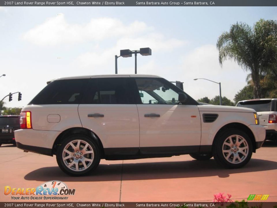 2007 Land Rover Range Rover Sport HSE Chawton White / Ebony Black Photo #6