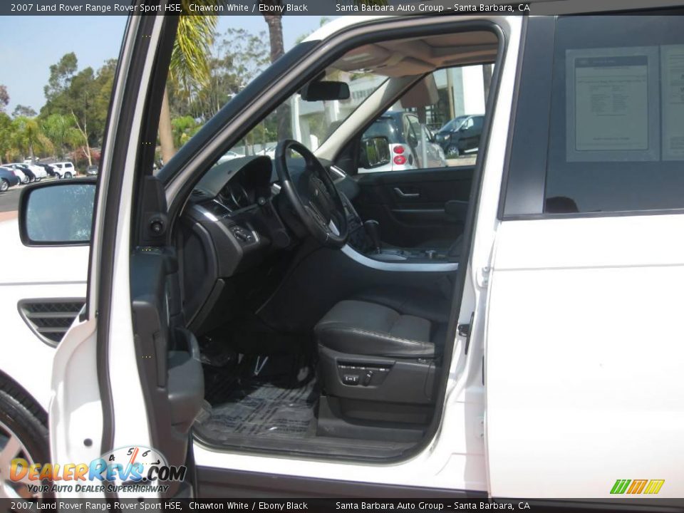 2007 Land Rover Range Rover Sport HSE Chawton White / Ebony Black Photo #10