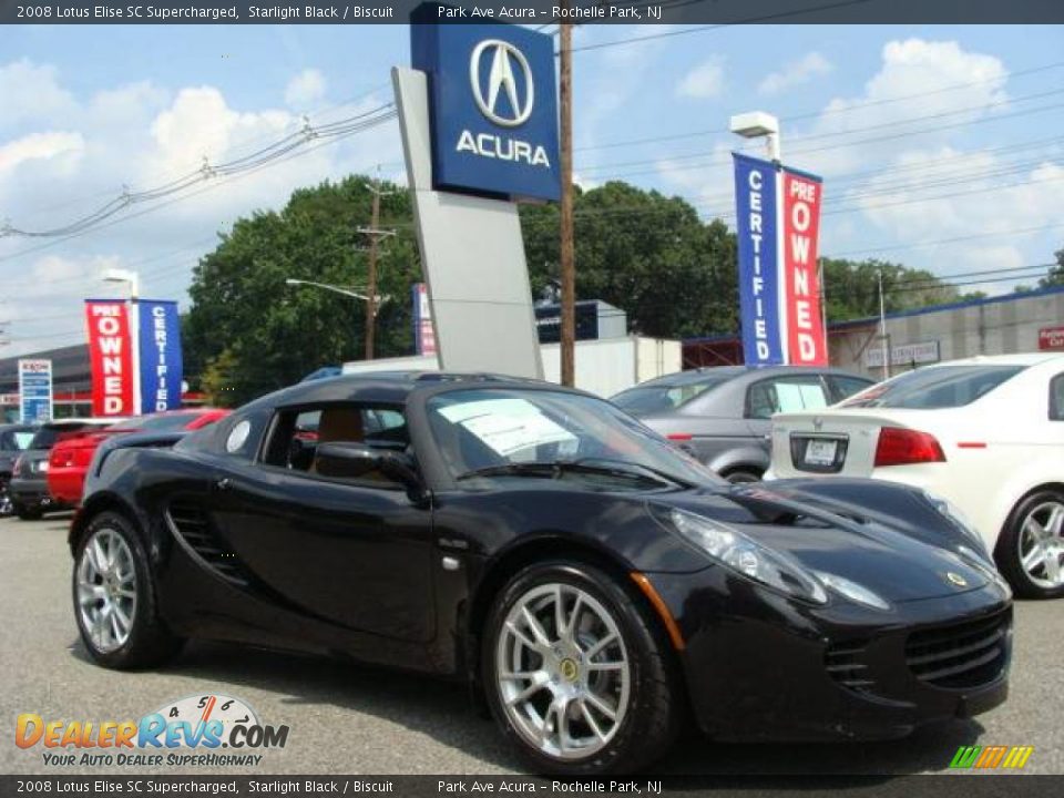 2008 Lotus Elise SC Supercharged Starlight Black / Biscuit Photo #1