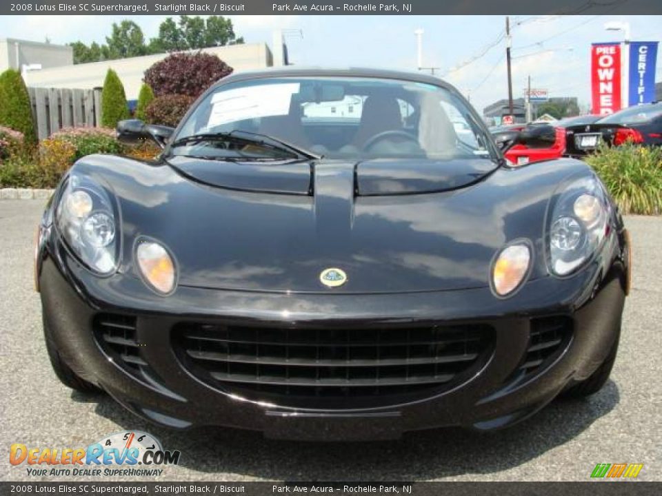 2008 Lotus Elise SC Supercharged Starlight Black / Biscuit Photo #2