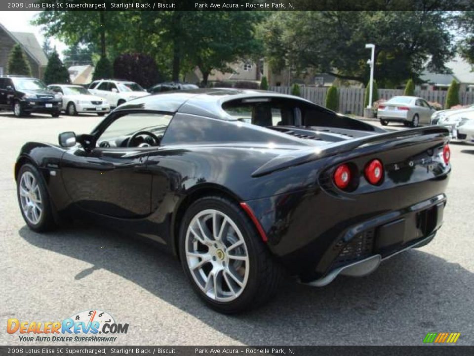 2008 Lotus Elise SC Supercharged Starlight Black / Biscuit Photo #4