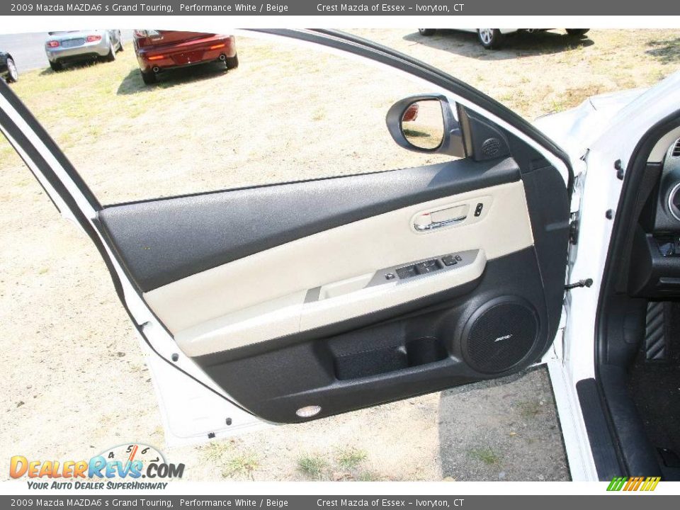 2009 Mazda MAZDA6 s Grand Touring Performance White / Beige Photo #12