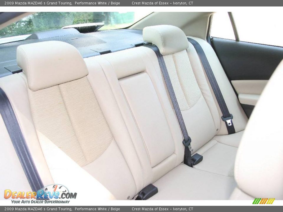 2009 Mazda MAZDA6 s Grand Touring Performance White / Beige Photo #14