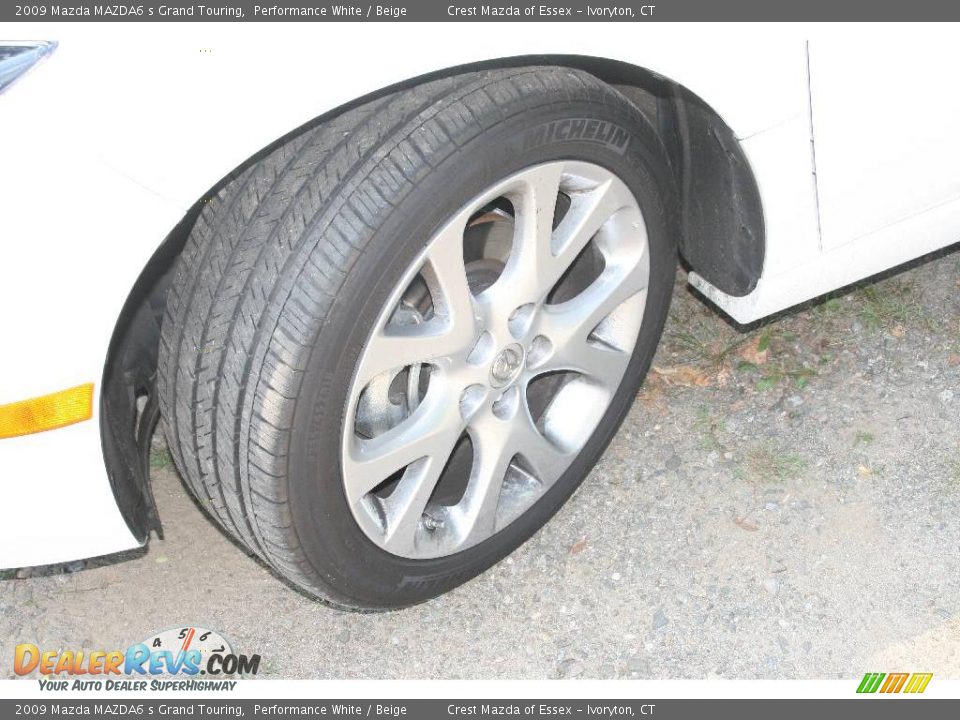 2009 Mazda MAZDA6 s Grand Touring Performance White / Beige Photo #15