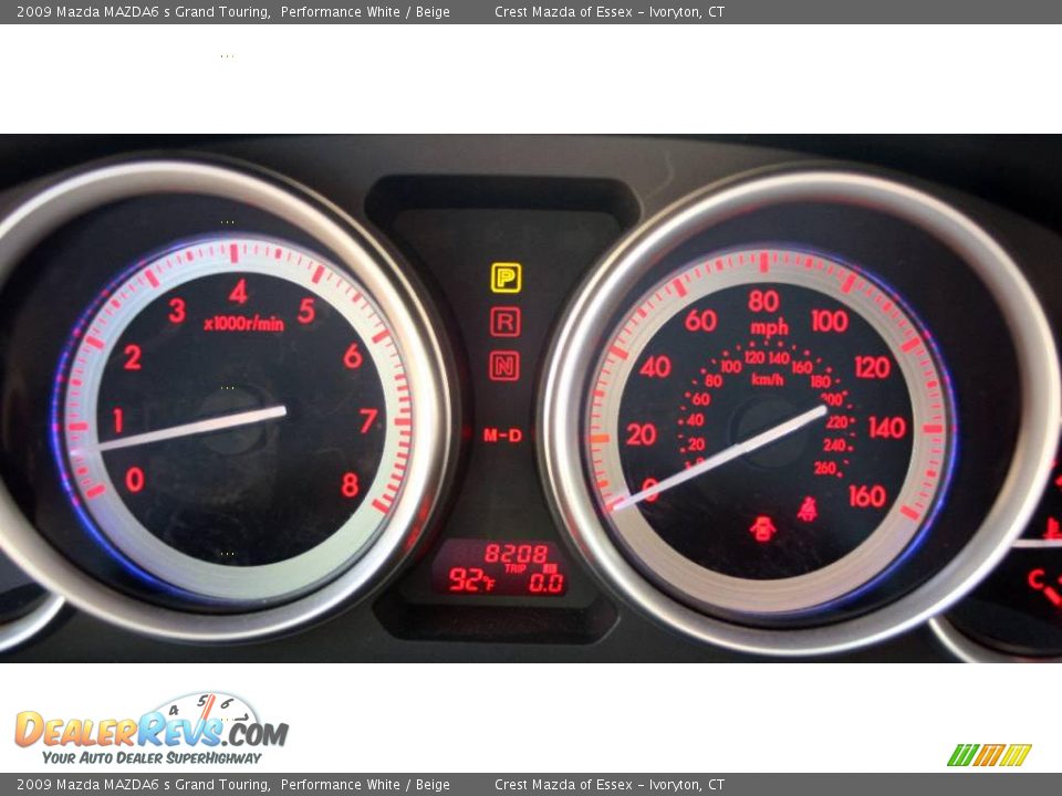 2009 Mazda MAZDA6 s Grand Touring Performance White / Beige Photo #18