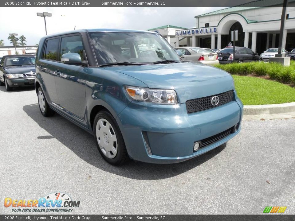 2008 Scion xB Hypnotic Teal Mica / Dark Gray Photo #1