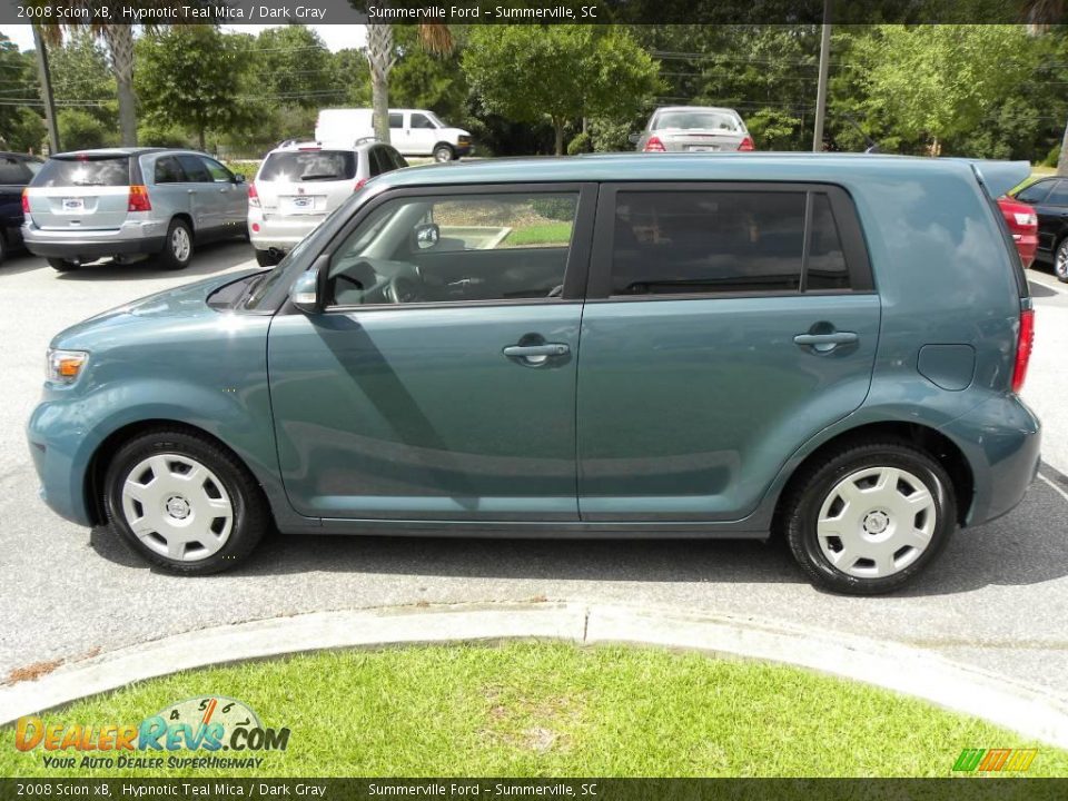 2008 Scion xB Hypnotic Teal Mica / Dark Gray Photo #2