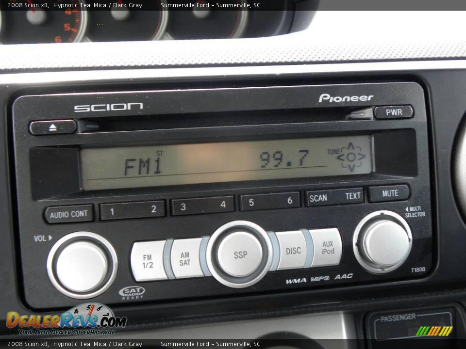2008 Scion xB Hypnotic Teal Mica / Dark Gray Photo #21