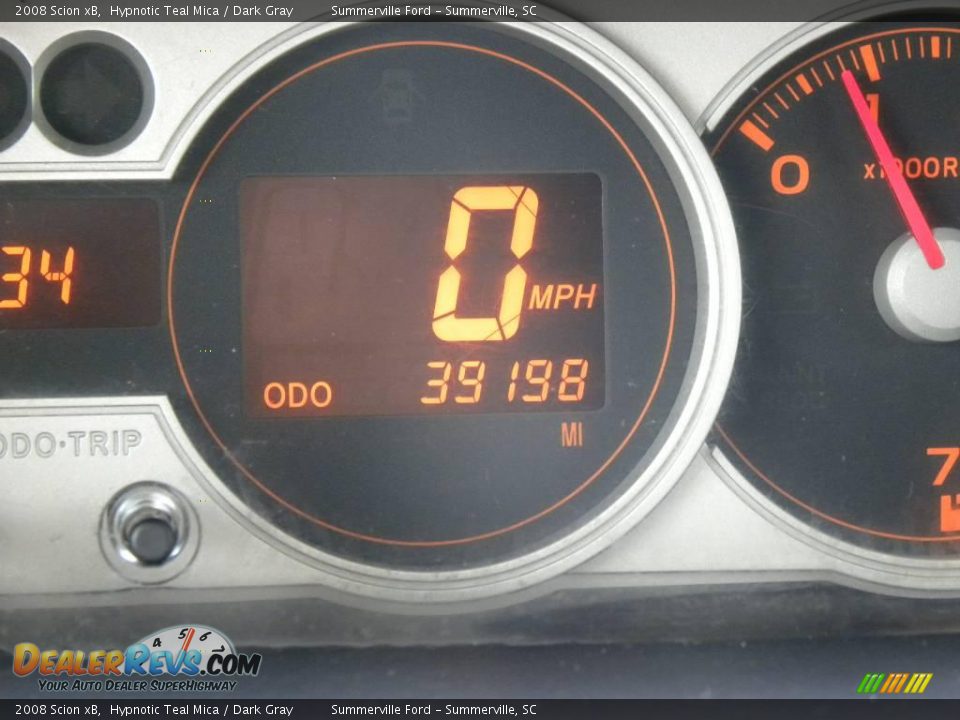 2008 Scion xB Hypnotic Teal Mica / Dark Gray Photo #23