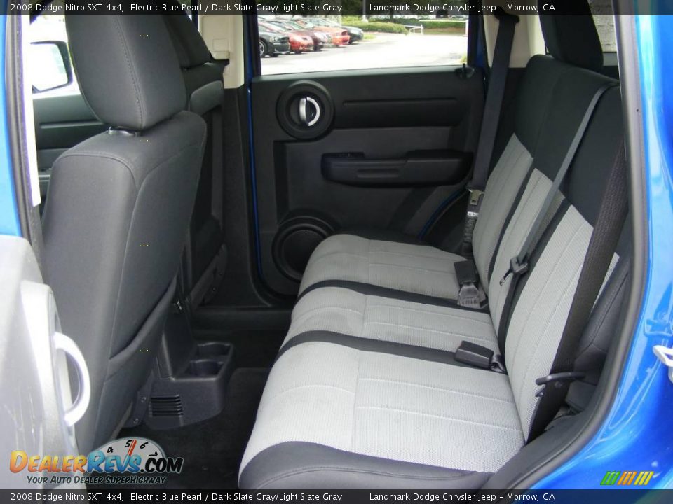 2008 Dodge Nitro SXT 4x4 Electric Blue Pearl / Dark Slate Gray/Light Slate Gray Photo #14