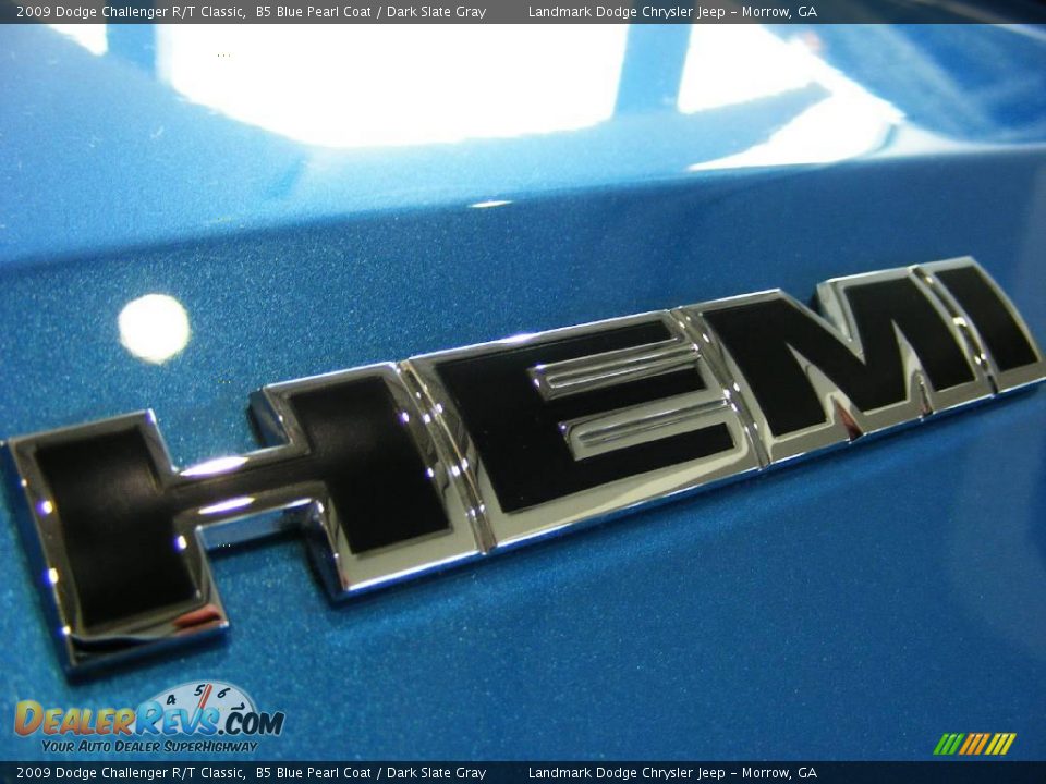 2009 Dodge Challenger R/T Classic B5 Blue Pearl Coat / Dark Slate Gray Photo #4