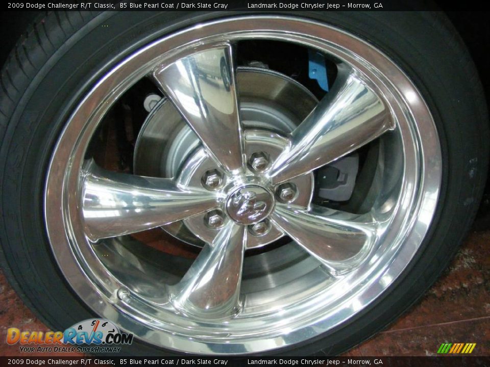 2009 Dodge Challenger R/T Classic B5 Blue Pearl Coat / Dark Slate Gray Photo #8