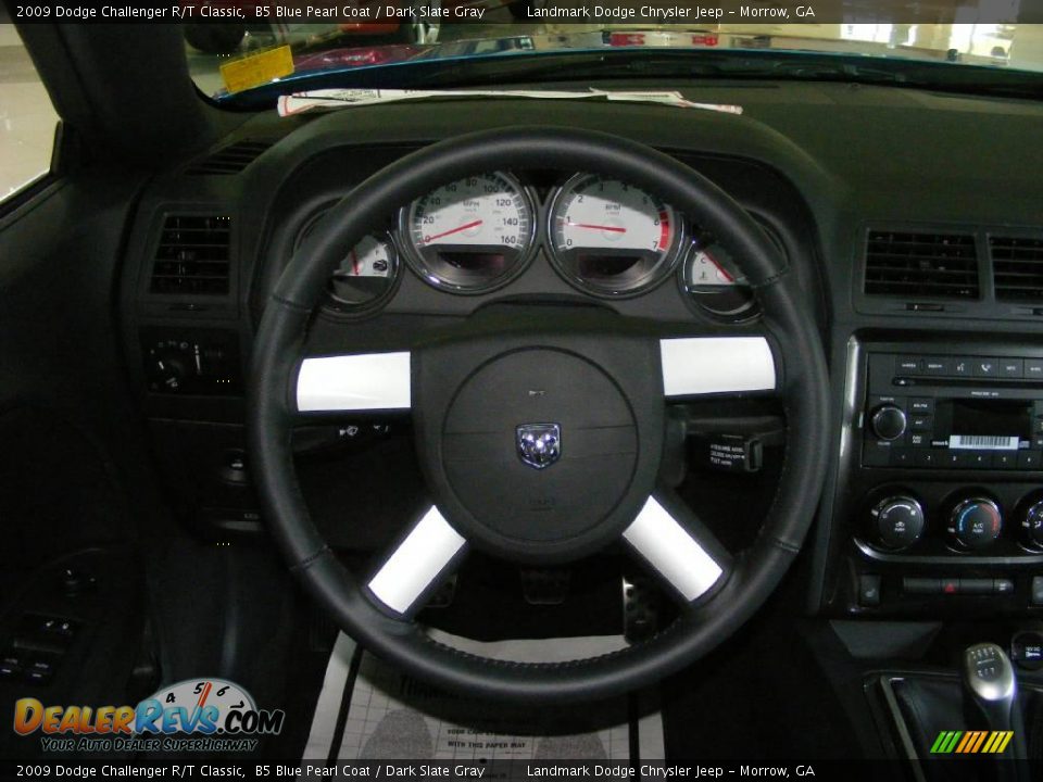 2009 Dodge Challenger R/T Classic B5 Blue Pearl Coat / Dark Slate Gray Photo #10
