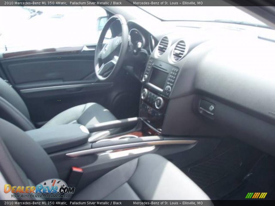 2010 Mercedes-Benz ML 350 4Matic Palladium Silver Metallic / Black Photo #5