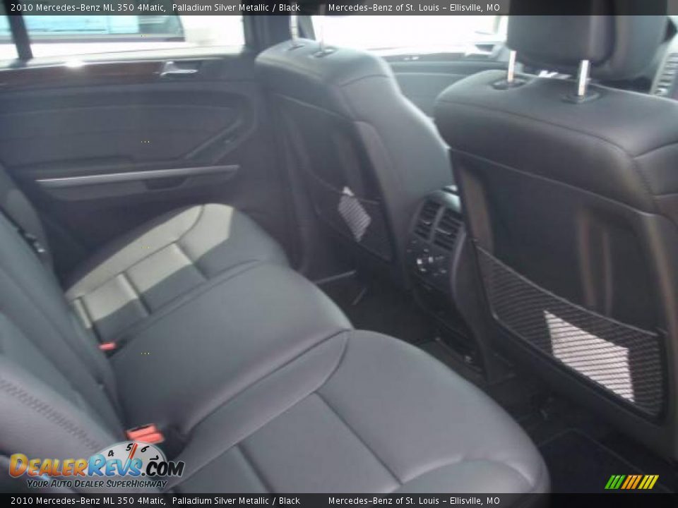 2010 Mercedes-Benz ML 350 4Matic Palladium Silver Metallic / Black Photo #6