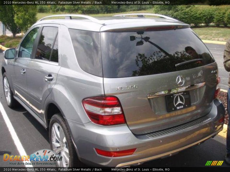 2010 Mercedes-Benz ML 350 4Matic Palladium Silver Metallic / Black Photo #7