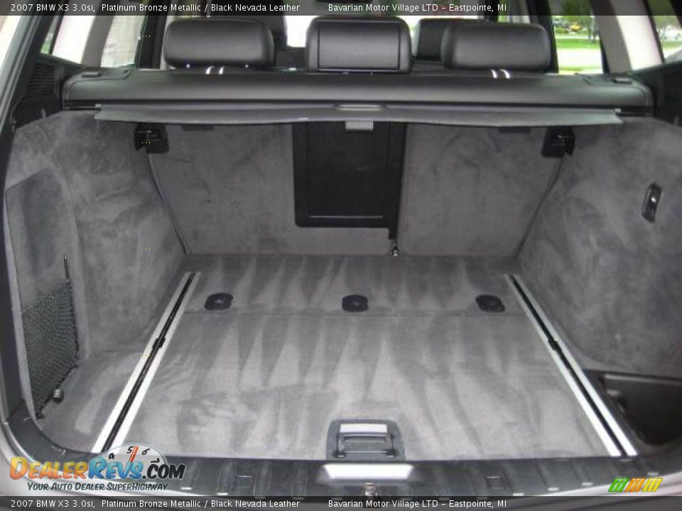 2007 BMW X3 3.0si Platinum Bronze Metallic / Black Nevada Leather Photo #16
