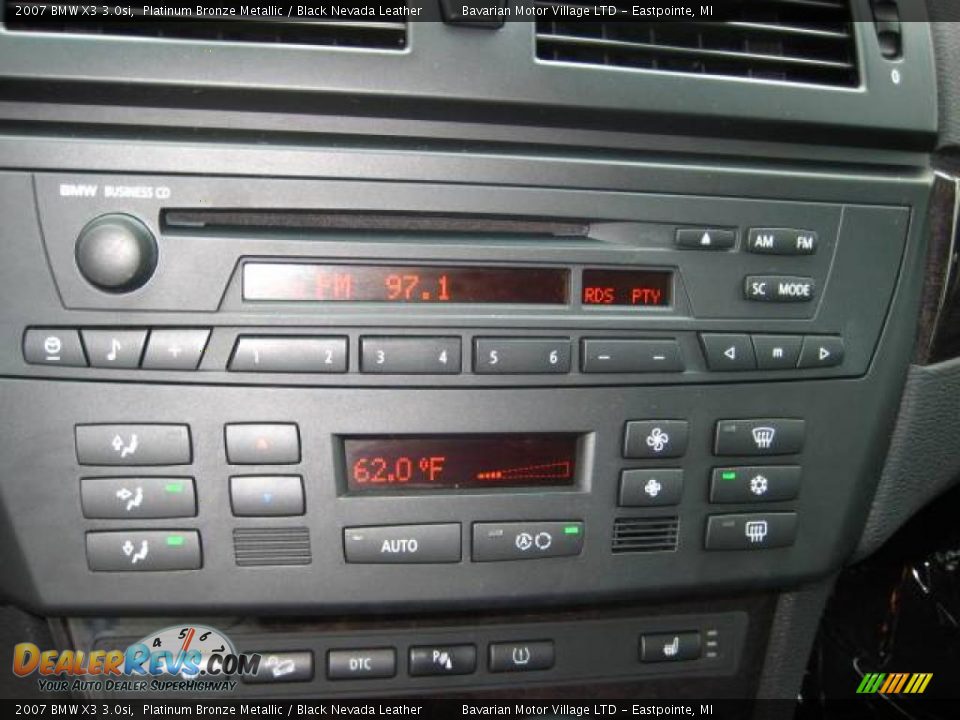 2007 BMW X3 3.0si Platinum Bronze Metallic / Black Nevada Leather Photo #18
