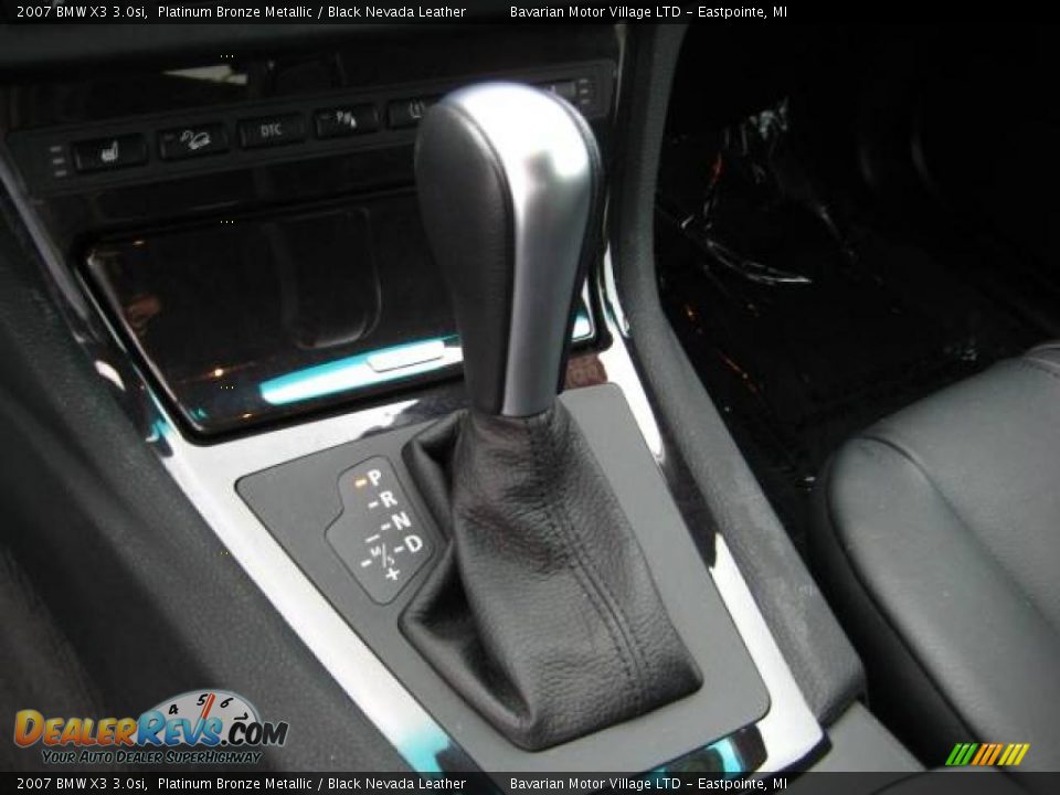 2007 BMW X3 3.0si Platinum Bronze Metallic / Black Nevada Leather Photo #19