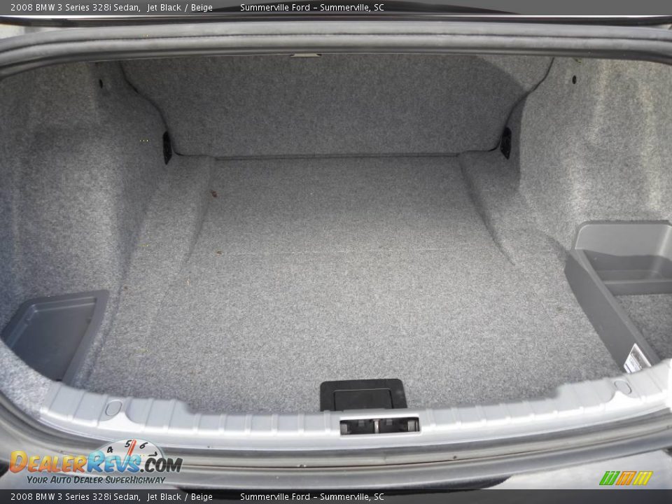 2008 BMW 3 Series 328i Sedan Jet Black / Beige Photo #15
