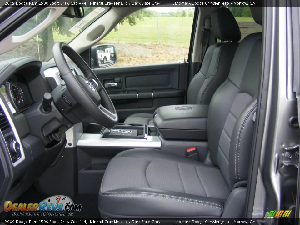 2009 Dodge Ram 1500 Sport Crew Cab 4x4 Mineral Gray Metallic / Dark Slate Gray Photo #6
