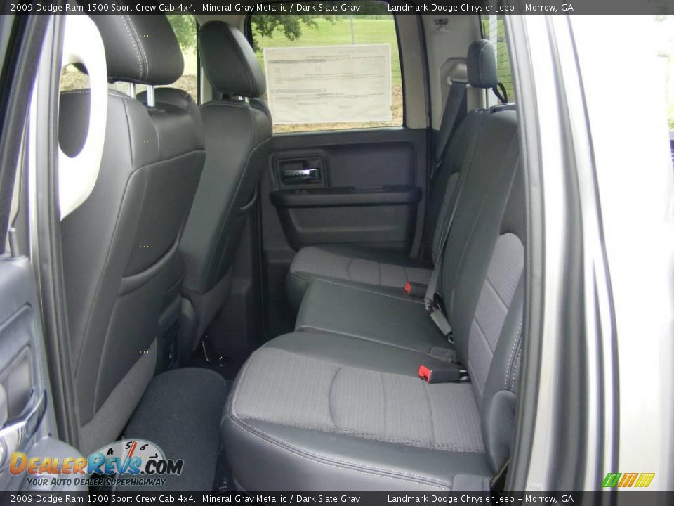 2009 Dodge Ram 1500 Sport Crew Cab 4x4 Mineral Gray Metallic / Dark Slate Gray Photo #7