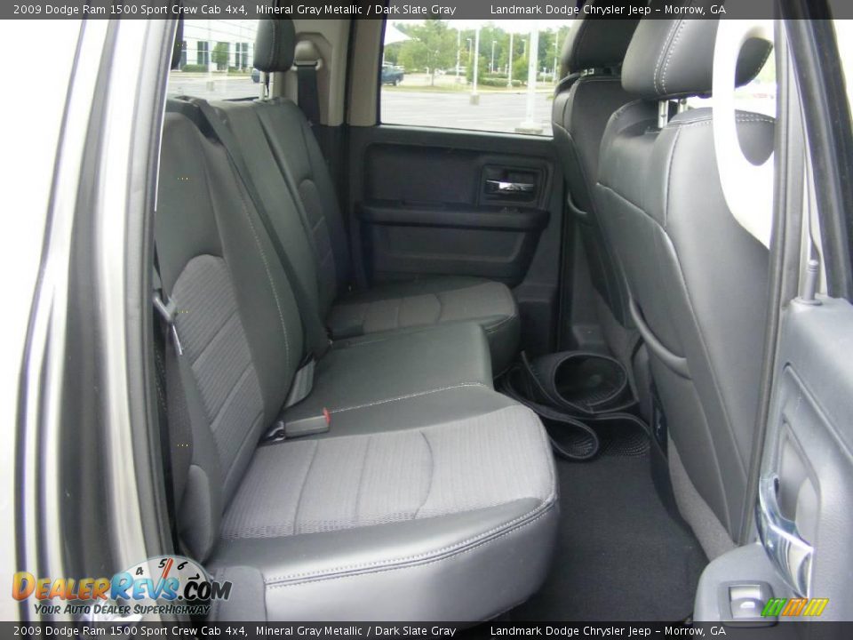 2009 Dodge Ram 1500 Sport Crew Cab 4x4 Mineral Gray Metallic / Dark Slate Gray Photo #8