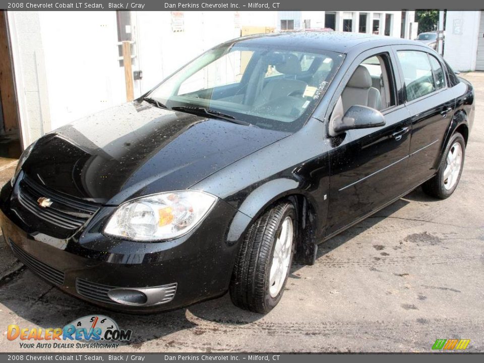 2008 Chevrolet Cobalt LT Sedan Black / Gray Photo #1