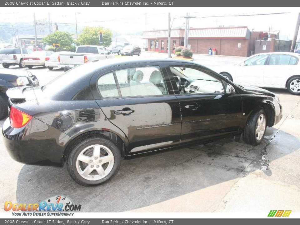 2008 Chevrolet Cobalt LT Sedan Black / Gray Photo #4